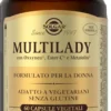 Multilady Multivitaminico Donna con Metafolin Ester-C Ferro e Mirtillo Rosso 60 Capsule Vegetali
