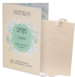 Nasoterapia Card Profumata Foglie di Violetta e Zagara per Armadi e Cassetti