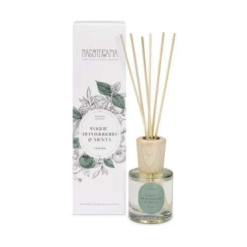 Nasoterapia Diffusore d’Essenza con Oli Essenziali Foglie di Pomodoro e Menta 100 ml