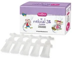 Nebial Soluzione Salina Ipertonica 3% con Acido Ialuronico 20 flaconi 5 ml