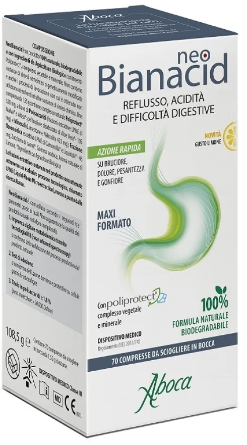 Neobianacid Gusto Limone 70 compresse