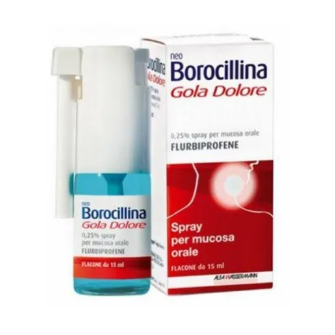 Neoborocillina Gola Dolore Spray Menta 15 ml
