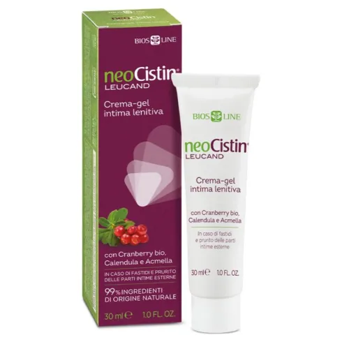 NeoCistin Leucand Crema Gel Intima Lenitiva Anti Prurito Con Cranberry Bio 30 ml