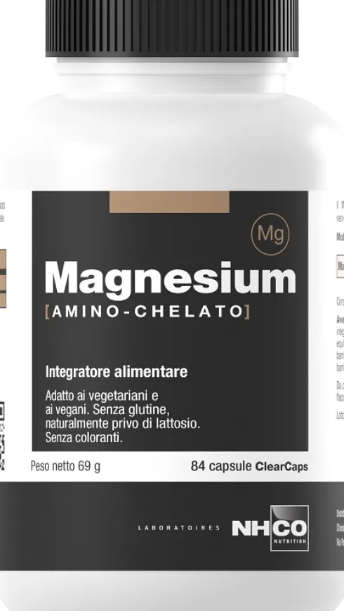 NHCO Magnesium Integratore di Magnesio per Sistema Nervoso e Riduzione della Stanchezza 84 Capsule