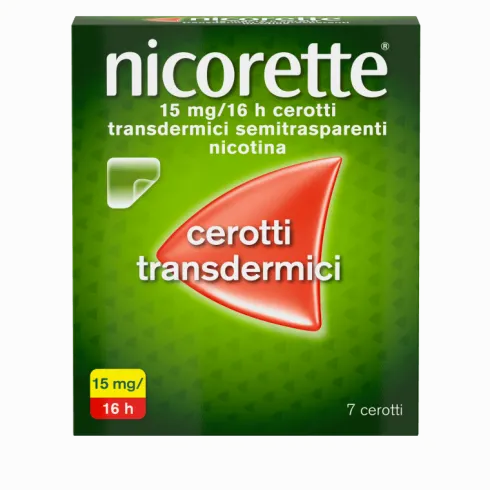 Nicorette 15 mg/16 ore 7 cerotti