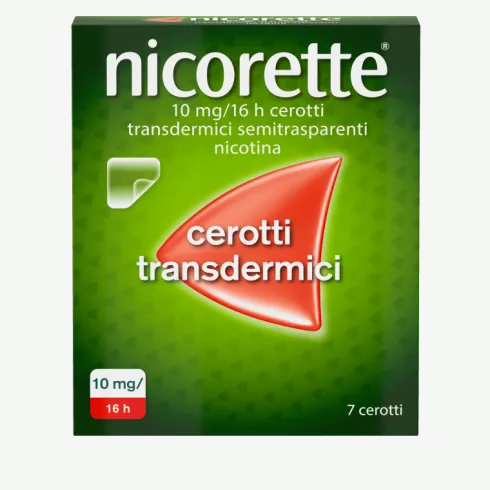 Nicorette 10 mg/16 ore 7 cerotti