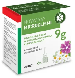NOVA1947 Microclismi 6 Flaconi Monodose da 9 g