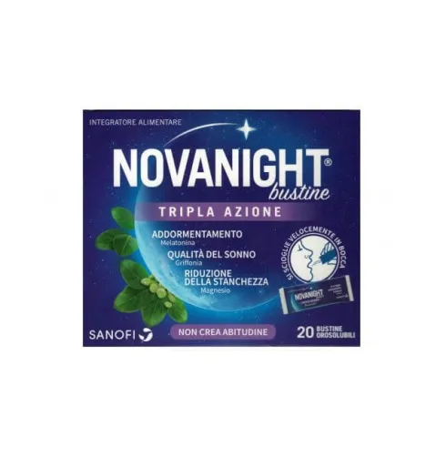 Novanight Tripla Azione 20 Bustine Orosolubili