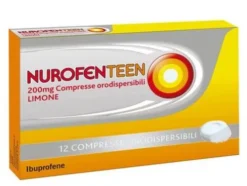Nurofenteen 200 mg 12 compresse Orodispersibili Gusto Limone
