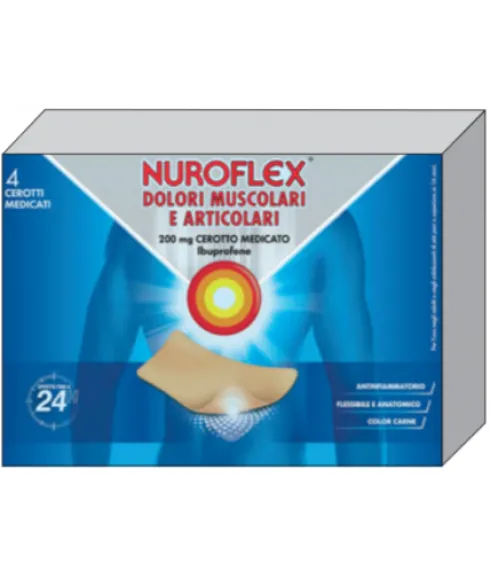 Nuroflex Dolori Muscolari 200 mg 4 Cerotti