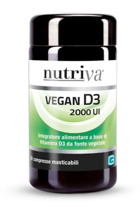 Nutriva Vegan D3 2000 Ui 60 Compresse Masticabili