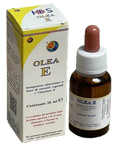 Olea E Vitamina E Naturale Gocce Difesa dallo Stress Ossidativo 20 ml