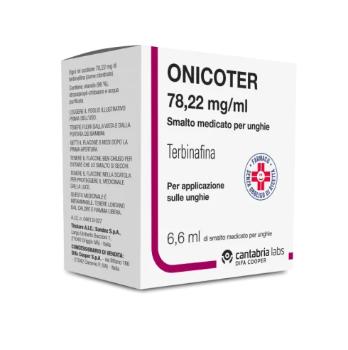 Onicoter Smalto Medicato per Unghie flacone 6,6 ml