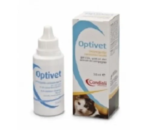 Optivet Soluzione Detergente Occhi Cani e Gatti 50 ml