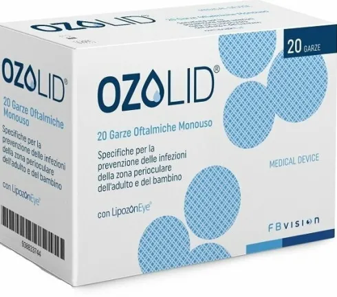 Ozolid Garze Oftalmiche Monouso 20 Pezzi
