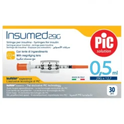 Pic Siringhe Insulina G29 12,7 mm 0,5 ml 30 pezzi
