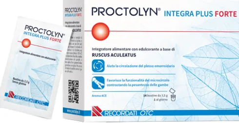 Proctolyn Integra Plus Forte Diosmina Esperidina Rusco Bromelina e Resveratrolo 14 Bustine