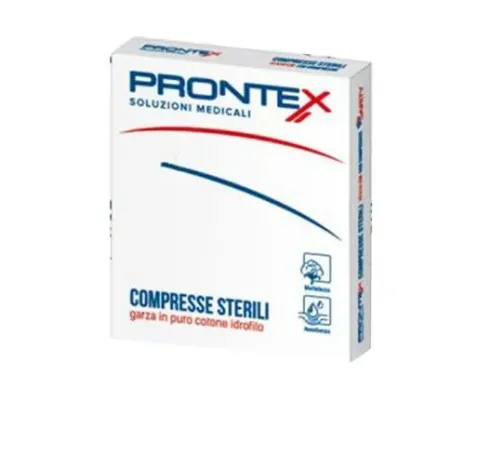 Prontex Compresse Sterili in Puro Cotone Idrofilo 36 x 40 cm 12 Pezzi