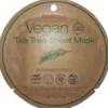 Purederm Maschera Vegana Tea Tree Anti-Imperfezioni e Idratante 23 g