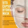 Purederm Vita Capsule Hydrogel Mask Maschera Viso Illuminante con Vitamina C 24 g