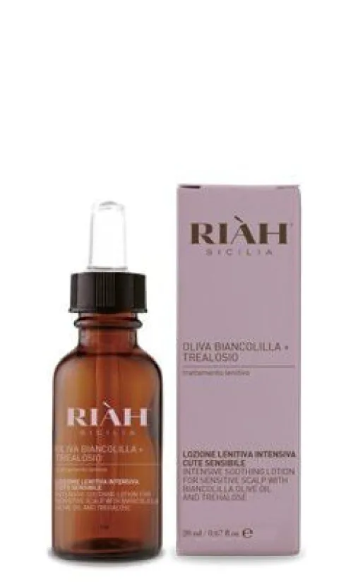Riàh Oliva Biancolilla E Trealosio Lozione Lenitiva Cute Sensibile 20 ml