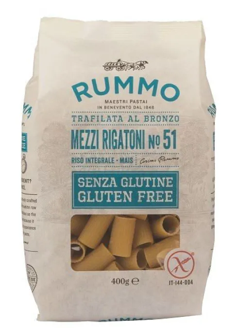 Rummo Mezzi Rigatoni Senza Glutine 400 grammi