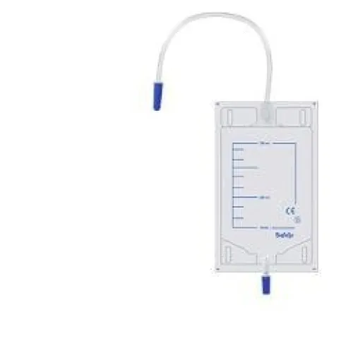 Safety Sacca Urina Gamba Tubo 30 cm 750 ml Con Scarico 10 Pezzi