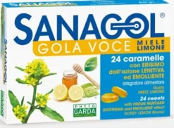 Sanagol Gola Voce Gusto Miele Limone 24 caramelle