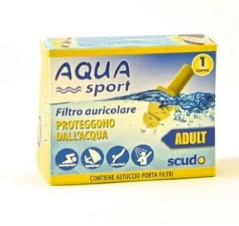 Scudo Aquasport Tappi Auricolari Adulti 2 Pezzi