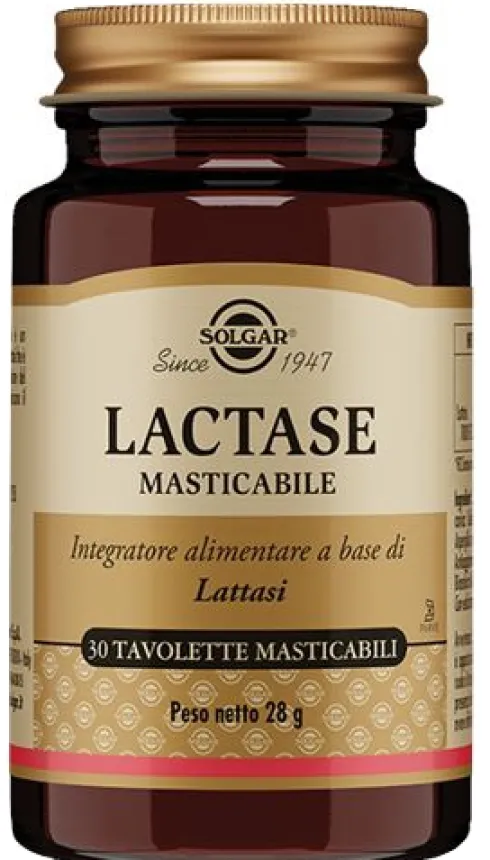 Solgar Lactase 30 tavolette masticabili