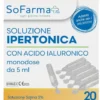 Soluzione Ipertonica 3% con Acido Ialuronico Sterile per Aerosol 20 Flaconcini da 5 ml