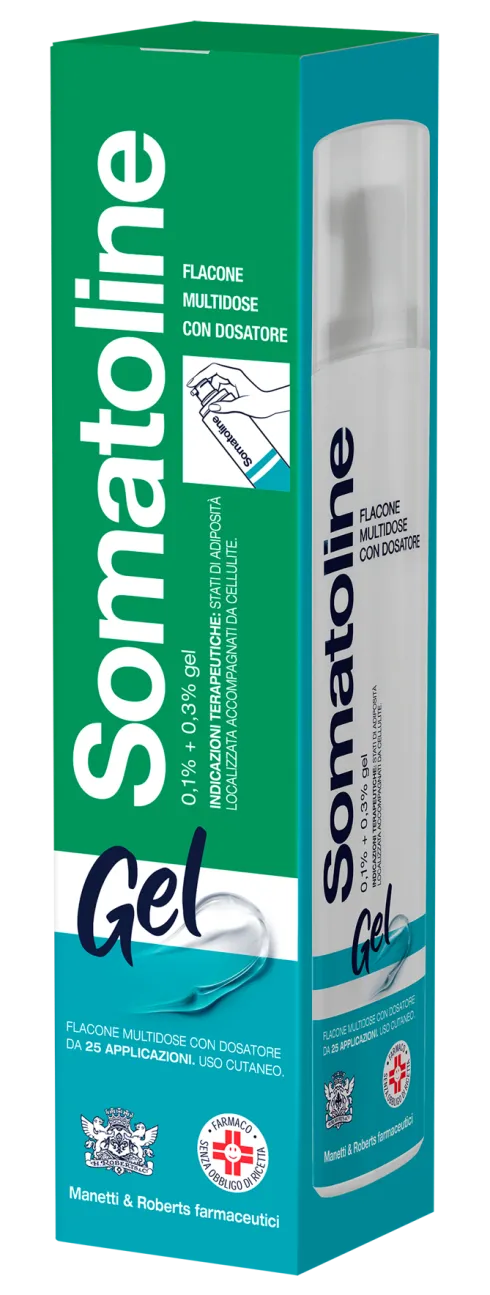 Somatoline 0,1% + 0,3% Gel Flacone 250 ml
