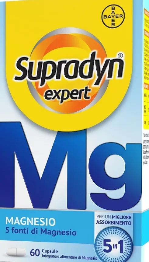 Supradyn Expert Mg Magnesio Stanchezza e Crampi Muscolari 60 Capsule