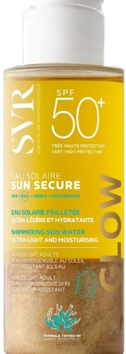 Svr Sun Secure Glow Acqua Solare Brillantinata Spf 50+ 100 ml