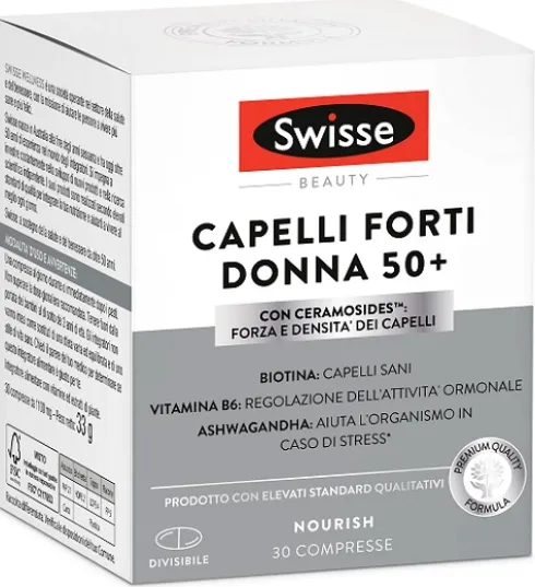 Swisse Capelli Forti Donna 50+ 30 compresse