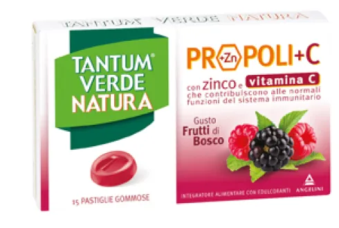 Tantum Verde Natura Frutti di Bosco 15 gommose