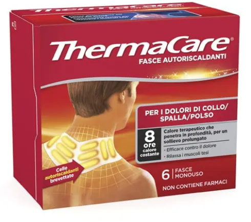 Thermacare Fascia Riscaldante Collo Spalla Polso 6 Fasce
