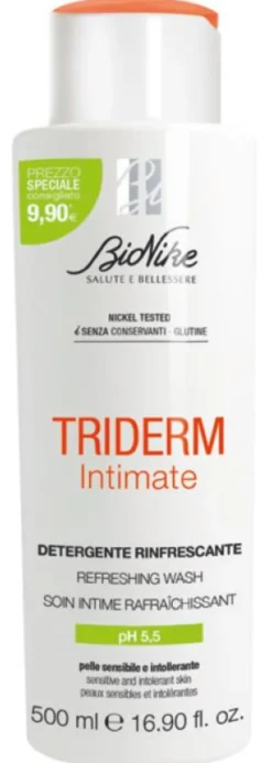 Triderm Intimate Rinfrescante Detergente Intimo pH 5.5 Promo 500 ml