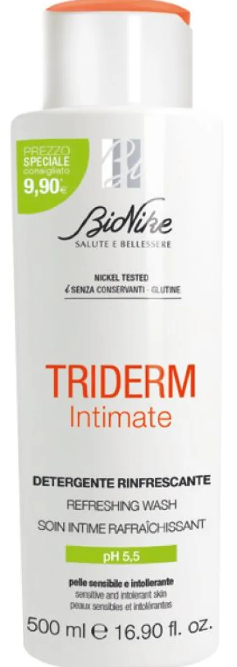 Triderm Intimate Rinfrescante Detergente Intimo pH 5.5 Promo 500 ml