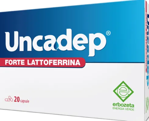 Uncadep Forte Lattoferrina 200 mg resveratrolo zinco 20 capsule