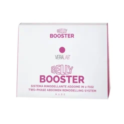 Veralab Belly Boost Nero Taglia M-L – Kit Rimodellante Addome con Crema 150 ml + Guaina Micromassaggiante
