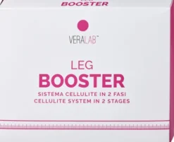 Veralab Leg Booster Taglia XL – Trattamento Anticellulite Drenante con Crema 150 ml + Pantaloncino Micromassaggiante