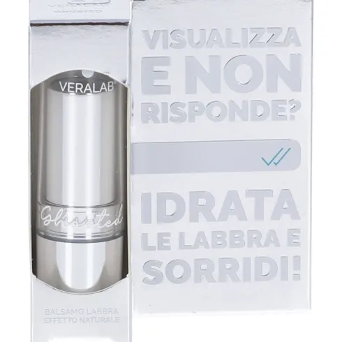 Veralab Lip Balm Ghosted Balsamo Labbra Nutriente Effetto Naturale 4 g