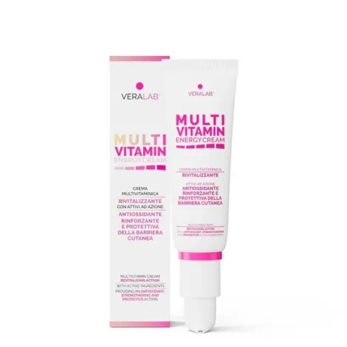 Veralab Multivitamin Energy Cream Crema Viso Rigenerante Illuminante 50 ml