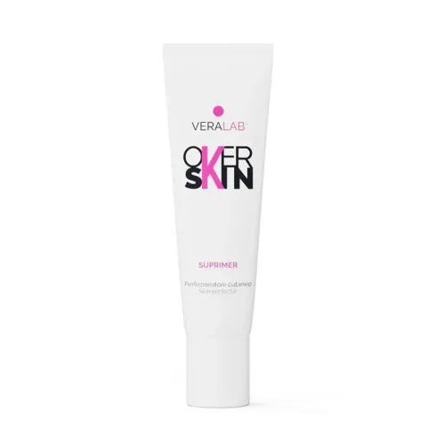 Veralab Overskin Suprimer Base Viso Opacizzante Levigante Pori 25 ml