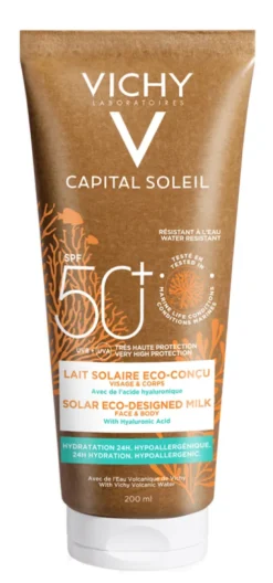 Vichy Capital Soleil Latte Solare SPF50+ Eco-sostenibile 200 ml