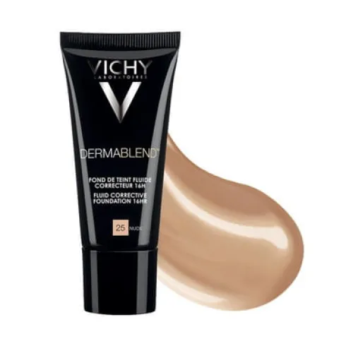 Vichy Dermablend Fondotinta Fluido Correttore 25 Nude 30 ml
