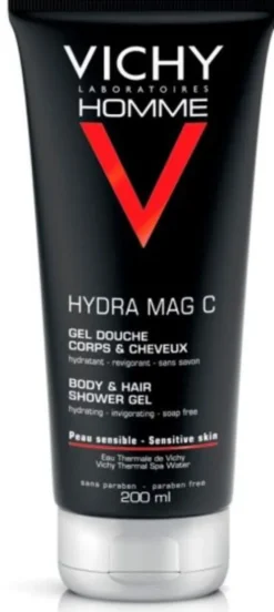 Vichy Homme Hydra Mag C Gel Doccia Corpo E Capelli 200 ml