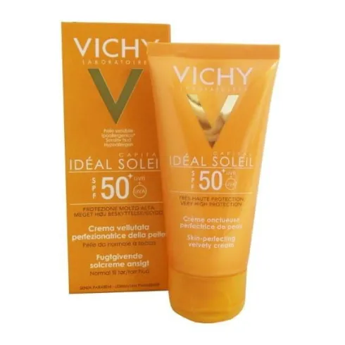 Vichy Ideal Soleil Spf 50+ Crema Viso Vellutata 50 ml
