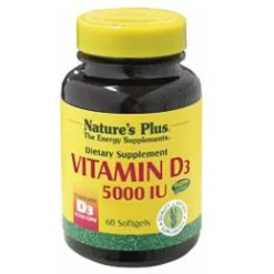VIitamina D3 5000 UI Nature’s Plus 60 capsule